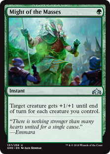 Might of the Masses (Guilds of Ravnica) Near Mint