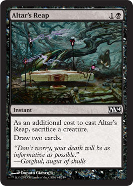 Altar's Reap (Magic 2014 Core Set) Heavy Play