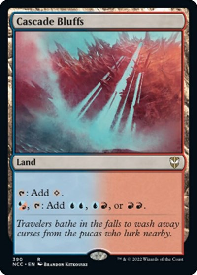 Cascade Bluffs (Commander: Streets of New Capenna) Near Mint