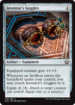 Inventor's Goggles (Kaladesh) Medium Play