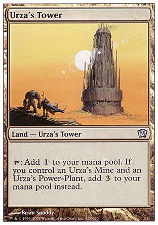 Urza's Tower (9th Edition) Medium Play Foil