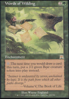 Words of Wilding (Onslaught) Near Mint
