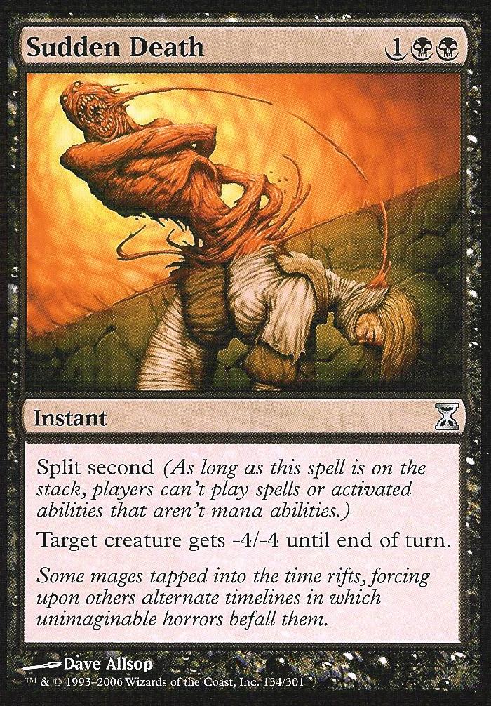 Sudden Death (Time Spiral) Medium Play Foil