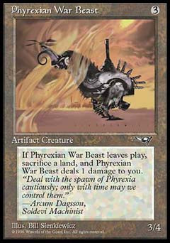 Phyrexian War Beast (1) (Alliances) Light Play