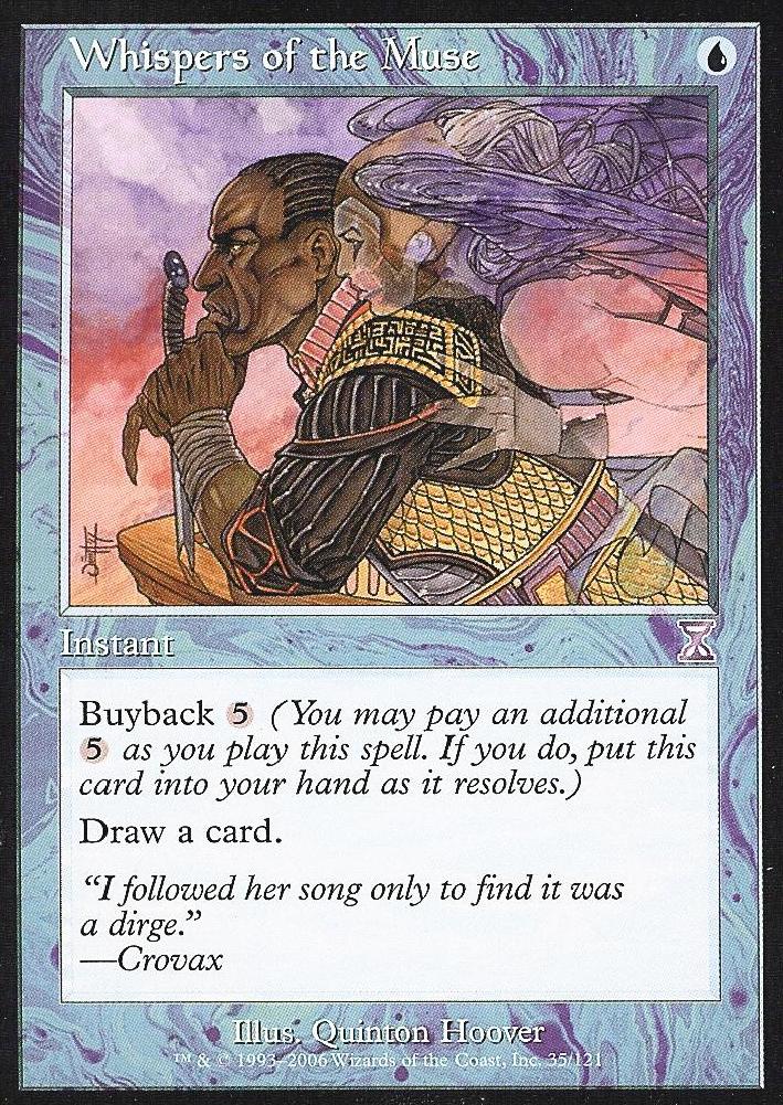 Whispers of the Muse (Time Spiral Time Shifted) Medium Play