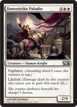 Dawnstrike Paladin (Magic 2014 Core Set) Near Mint