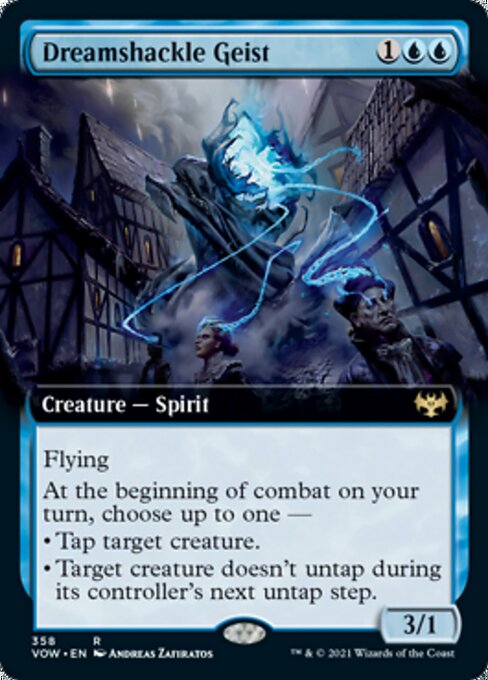 Dreamshackle Geist (Extended Art) (Innistrad: Crimson Vow) Light Play
