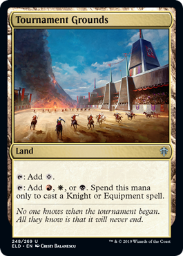 Tournament Grounds (Throne of Eldraine) Near Mint