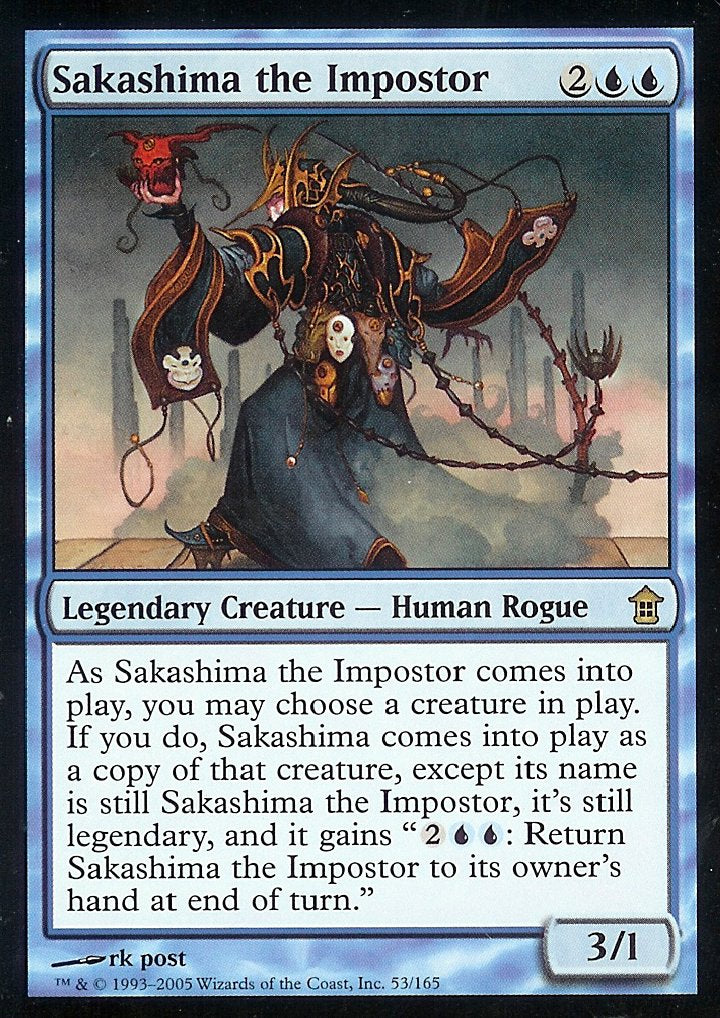 Sakashima the Impostor (Saviors of Kamigawa) Near Mint Foil