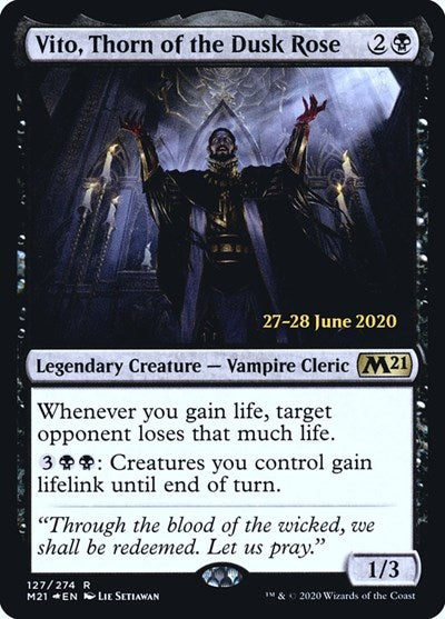 Vito, Thorn of the Dusk Rose (Promos: Prerelease Cards) Near Mint Foil