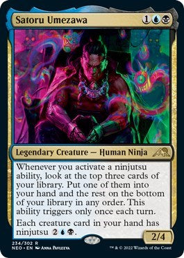 Satoru Umezawa (Kamigawa: Neon Dynasty) Light Play