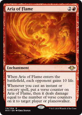 Aria of Flame (Modern Horizons) Near Mint Foil