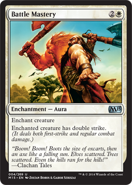 Battle Mastery (Magic 2015 Core Set) Near Mint Foil