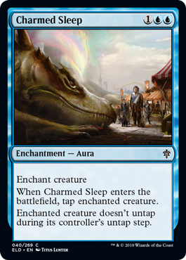 Charmed Sleep (Throne of Eldraine) Medium Play Foil