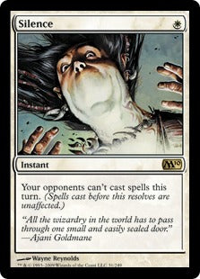 Silence (Magic 2010 Core Set) Medium Play