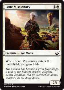 Lone Missionary (Modern Masters 2017) Near Mint Foil
