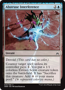 Abstruse Interference (Oath of the Gatewatch) Medium Play