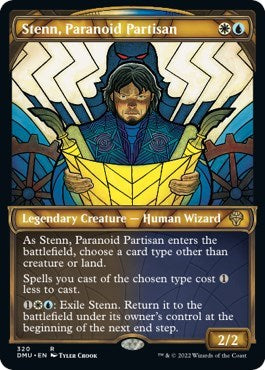 Stenn, Paranoid Partisan (Showcase) (Dominaria United) Light Play