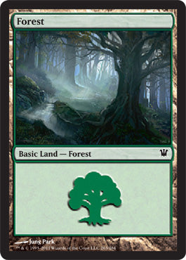 Forest (263) (Innistrad) Light Play