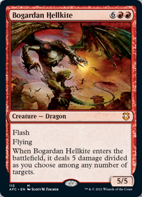 Bogardan Hellkite (Commander 2021 Forgotten Realms) Near Mint
