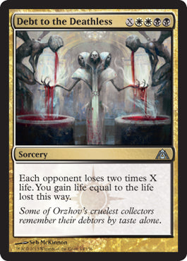 Debt to the Deathless (Dragon's Maze) Medium Play Foil