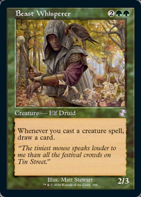 Beast Whisperer (Time Spiral Remastered) Near Mint Foil