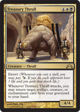 Treasury Thrull (Gatecrash) Medium Play Foil