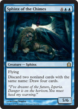 Sphinx of the Chimes (Return to Ravnica) Light Play Foil