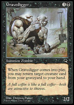 Gravedigger (Tempest) Light Play