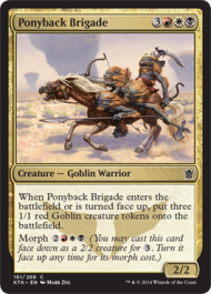 Ponyback Brigade (Khans of Tarkir) Medium Play