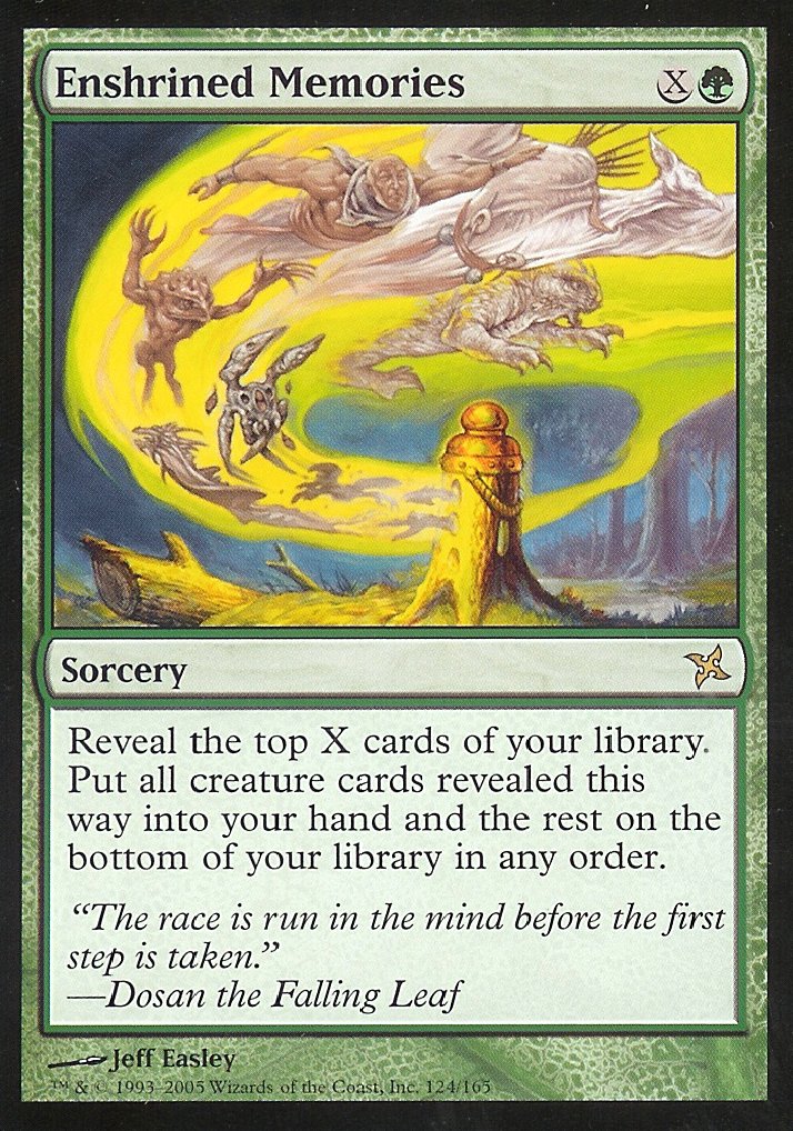 Enshrined Memories (Betrayers of Kamigawa) Light Play