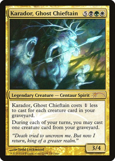 Karador, Ghost Chieftain (Promos: Judge) Near Mint Foil