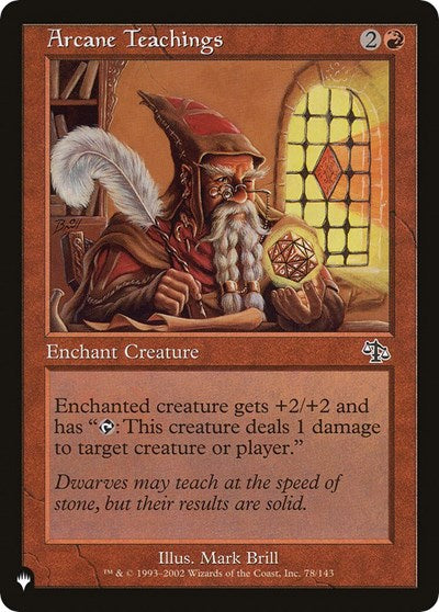 Arcane Teachings (The List) Near Mint