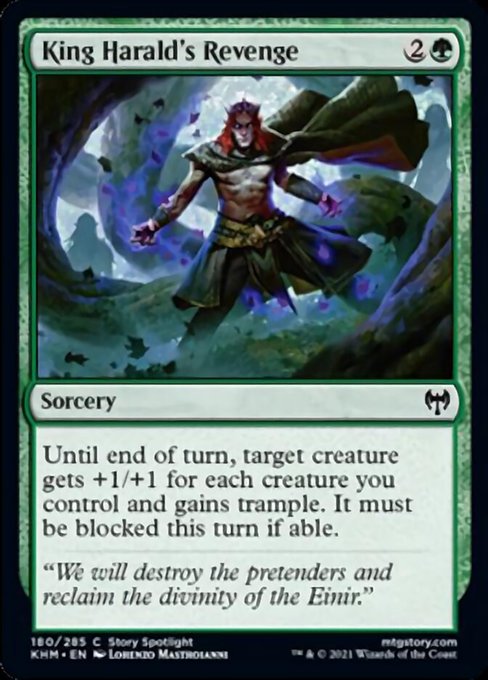 King Harald's Revenge (Kaldheim) Near Mint Foil