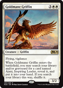 Goldmane Griffin (Magic 2020 Core Set) Near Mint