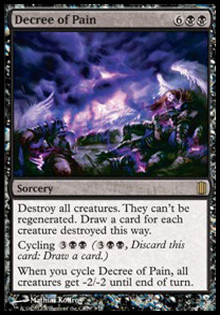 Decree of Pain (Commander's Arsenal) Light Play Foil