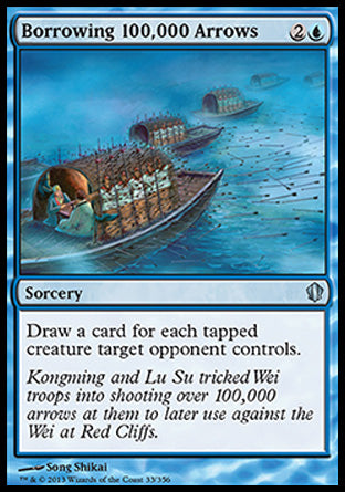 Borrowing 100,000 Arrows (Commander 2013 Edition) Light Play