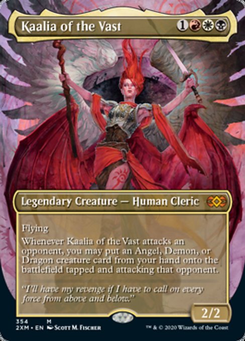 Kaalia of the Vast (Borderless) (Double Masters) Near Mint Foil