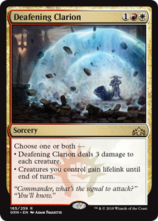 Deafening Clarion (Guilds of Ravnica) Medium Play