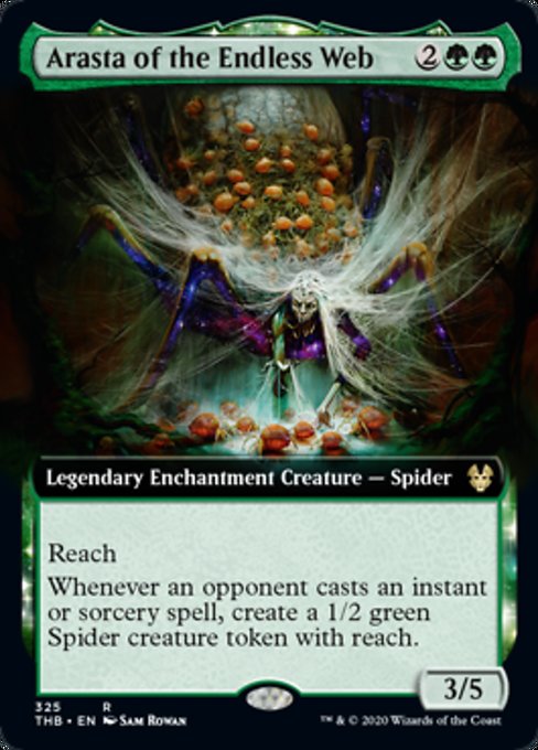 Arasta of the Endless Web (Extended Art) (Theros Beyond Death) Near Mint