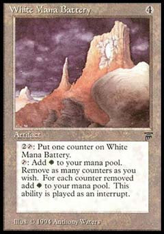 White Mana Battery (Legends) Near Mint