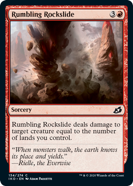 Rumbling Rockslide (Ikoria: Lair of Behemoths) Near Mint