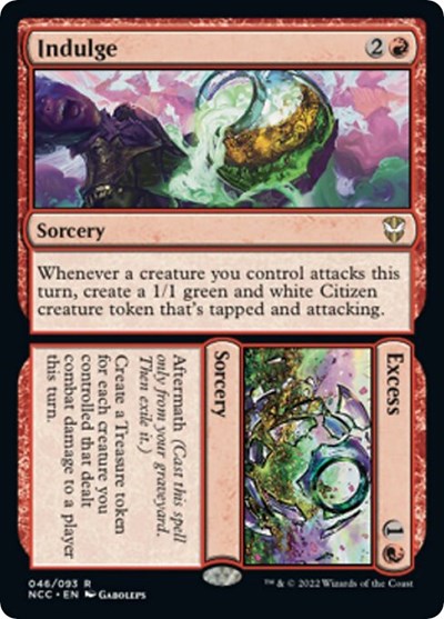Indulge // Excess (Commander: Streets of New Capenna) Near Mint