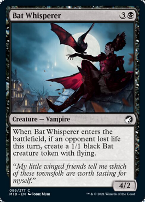 Bat Whisperer (Innistrad: Midnight Hunt) Near Mint