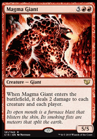 Magma Giant (Commander 2015) Light Play