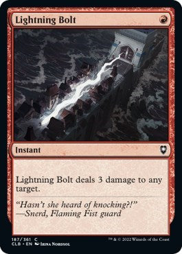 Lightning Bolt (Commander Legends: Battle for Baldur's Gate) Near Mint Foil