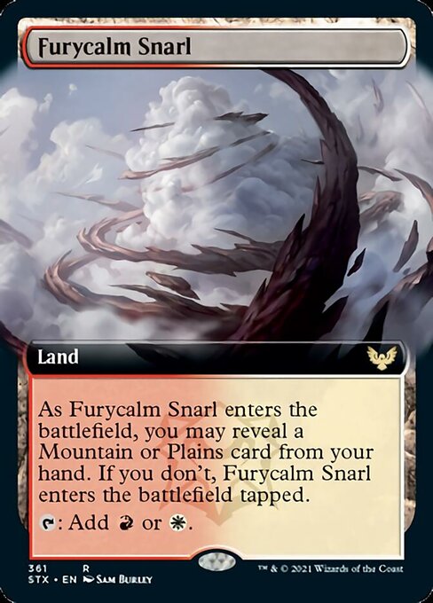 Furycalm Snarl (Extended Art) (Strixhaven) Light Play