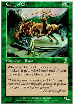Gang of Elk (7th Edition) Medium Play
