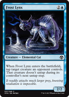 Frost Lynx (Iconic Masters) Near Mint Foil