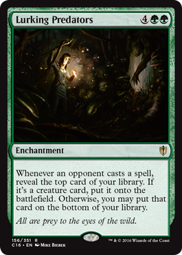 Lurking Predators (Commander 2016 Edition) Light Play